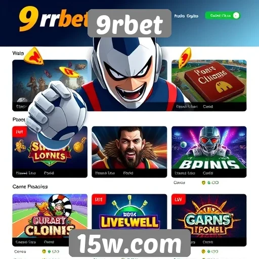 Exploração das opções de jogos disponíveis no 9rbet