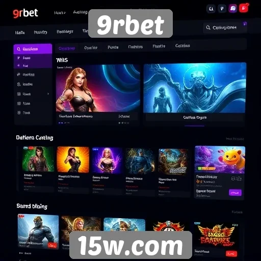 Análise da interface do usuário do site 9rbet